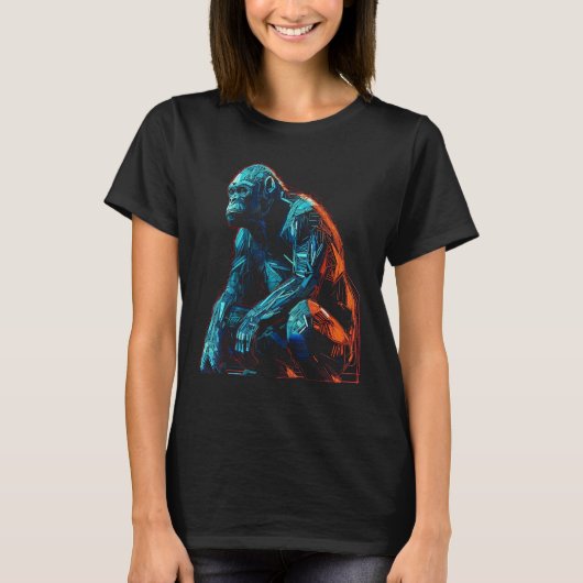 Affenbilder - Tiergarten Gorilla T-Shirt (Vorderseite)