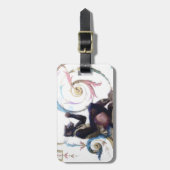 Affenblasen Gepäckanhänger (Vorderseite vertikal)