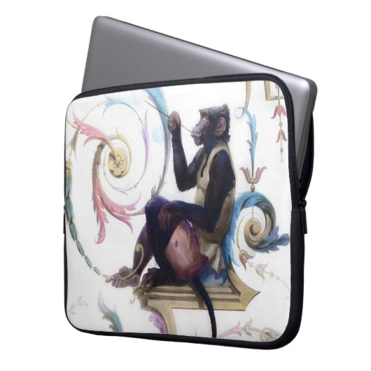 Affenblasen Laptopschutzhülle (Vorderseite Links)