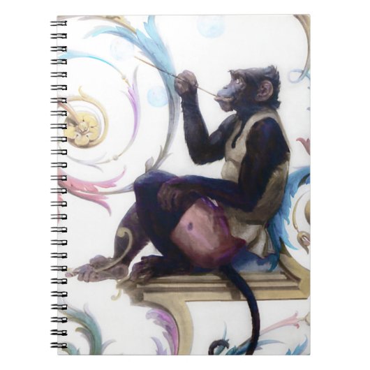 Affenblasen Notizblock (Vorderseite)