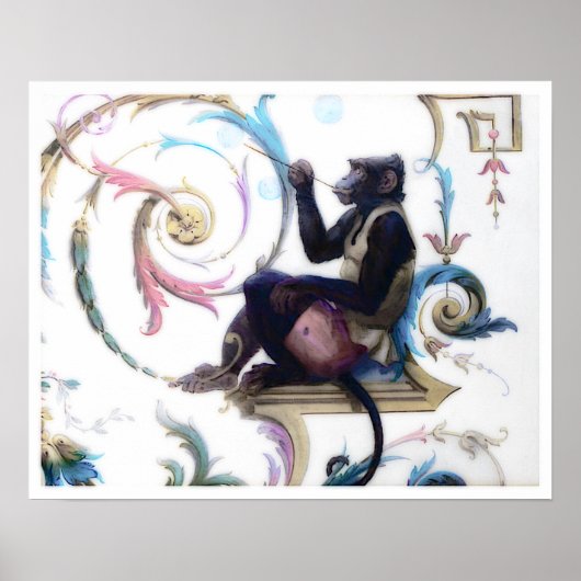 Affenblasen Poster (Vorne)