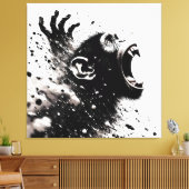 Affenblast Leinwanddruck (Insitu (Wohnzimmer))