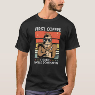 Affenbrille Tieraffe Affe Primat T-Shirt