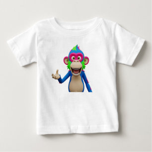 Affencharakter lachend baby t-shirt