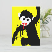 Affendripz Einladung (Stehend Vorderseite)