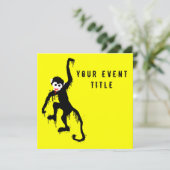 Affendripz Einladung (Stehend Vorderseite)