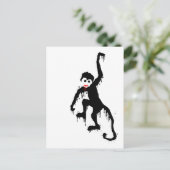 Affendripz Postkarte (Stehend Vorderseite)