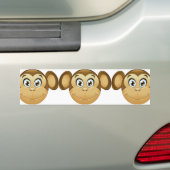 Affenemoji Autoaufkleber (Auf Auto)