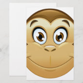 Affenemoji Briefpapier (Vorne/Hinten)