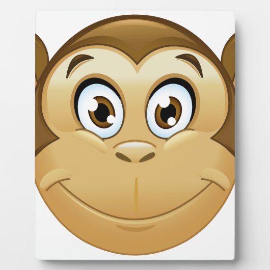 Affenemoji Fotoplatte (Vorderseite)