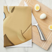 Affenemoji Handtuch (Viertel Falte)