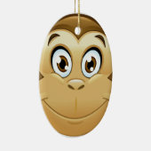 Affenemoji Keramikornament (Rechts)