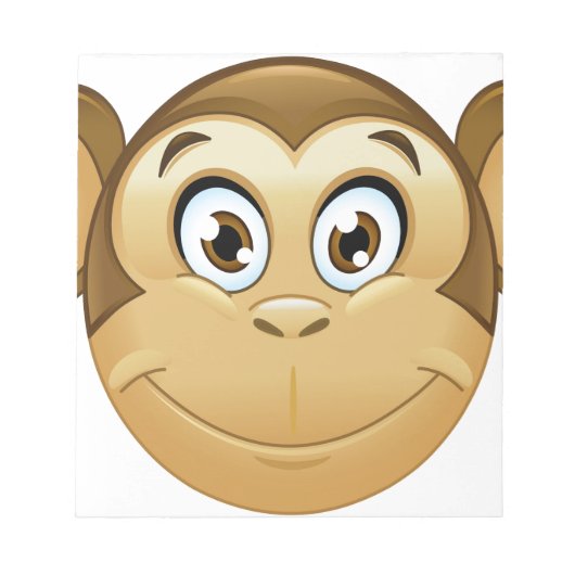 Affenemoji Notizblock (Vorderseite)