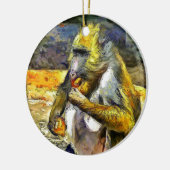Affenessen Keramik Ornament (Links)