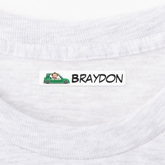 Affenfahrer Etiketten (Befestigt)