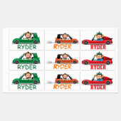 Affenfahrer Etiketten (Blatt)