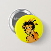 Affenfarbe Button (Vorne & Hinten)