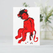 Affenfarbe Einladung (Stehend Vorderseite)