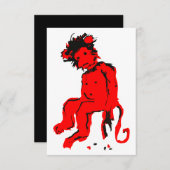 Affenfarbe Einladung (Vorne/Hinten)