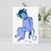 Affenfarbe Einladung (Stehend Vorderseite)