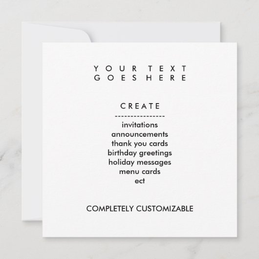 Affenfarbe Einladung (Rückseite)