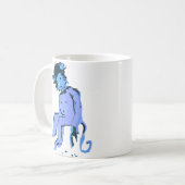 Affenfarbe Kaffeetasse (Vorderseite Links)