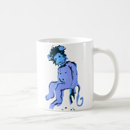 Affenfarbe Kaffeetasse (Rechts)