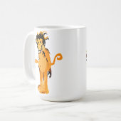 Affenfarbe Kaffeetasse (Vorderseite Links)