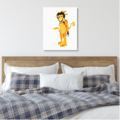 Affenfarbe Leinwanddruck (Insitu (Schlafzimmer))