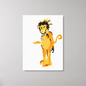 Affenfarbe Leinwanddruck (Vorderseite)