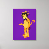 Affenfarbe Leinwanddruck (Vorderseite)