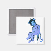 Affenfarbe Magnet (Vorderseite/Rückseite)