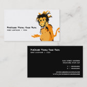 Affenfarbe Visitenkarte (Vorne/Hinten)