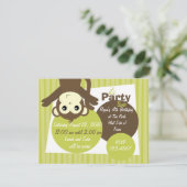 Affenfoto Einladung (Stehend Vorderseite)