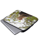 Affenfotografie, weißes Capuchin Laptopschutzhülle (Vorne Knopf)