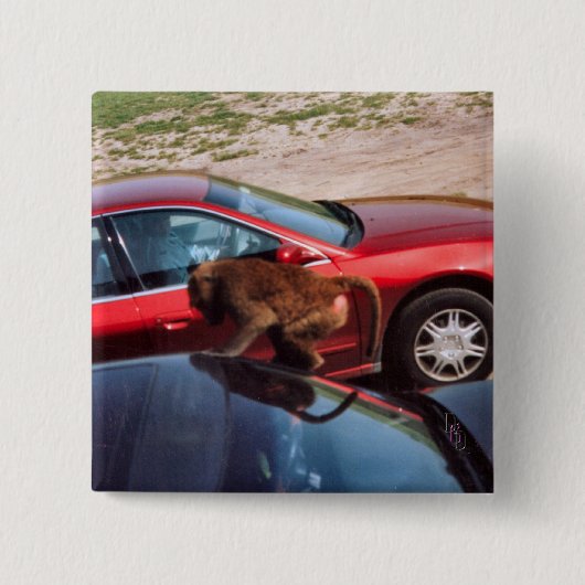 Affengeschäft Button (Vorderseite)