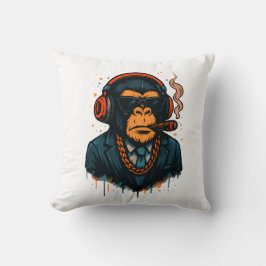 Affengeschäft - Der Boss der Affenklassik Kissen