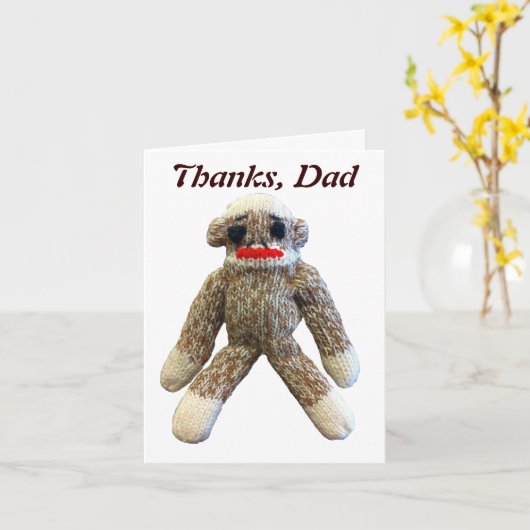 Affengeschäft des Vaters, Affe Karte (Gelbe Blume)