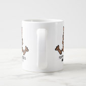 Affengeschäft Jumbo-Tasse (Rückseite)