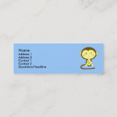 Affengeschäft - mini visitenkarte (Rückseite)