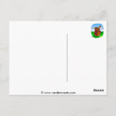 Affengeschäft Postkarte (Rückseite)