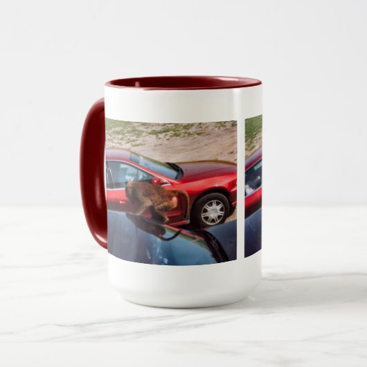 Affengeschäft Tasse (Vorderseite Links)