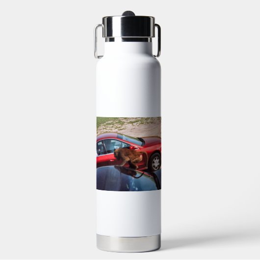 Affengeschäft Trinkflasche (Vorderseite)