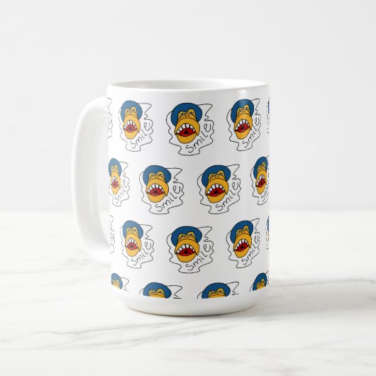 Affengesicht Kaffeetasse (Vorderseite Links)