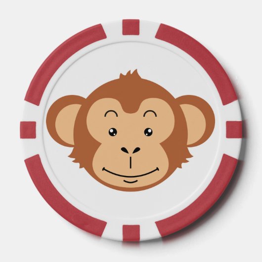 Affengesicht Pokerchips (Vorderseite)