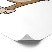 Affengesicht Poster (Ecke)