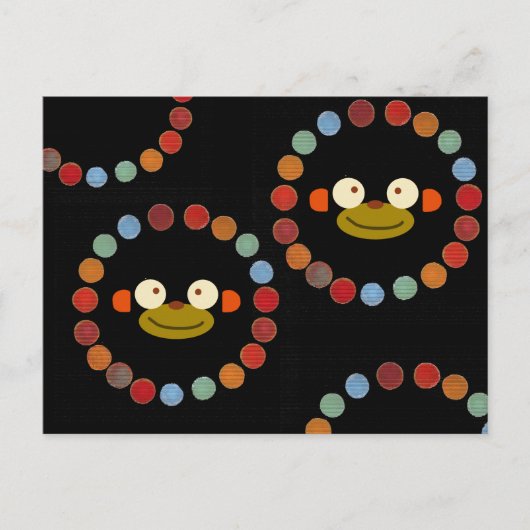Affengesicht! Postkarte (Vorderseite)