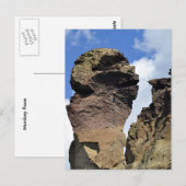 Affengesicht Postkarte (Vorne/Hinten)