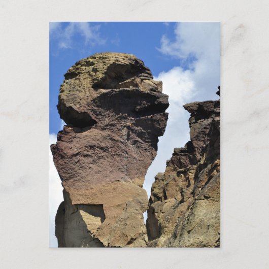 Affengesicht Postkarte (Vorderseite)