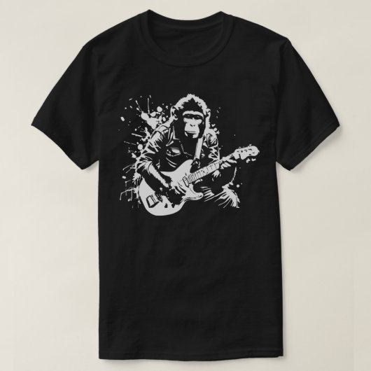 Affengitarre T-Shirt (Design vorne)